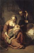 REMBRANDT Harmenszoon van Rijn, The Holy Family